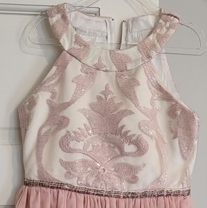 Beautiful pink holiday dress